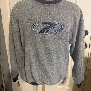 Brooks Sweater Grey Rare Nice Size XL